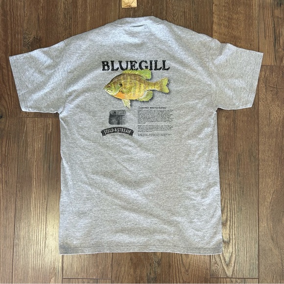Field & Stream Bluegill T-Shirt Grey Medium - Picture 2 of 9